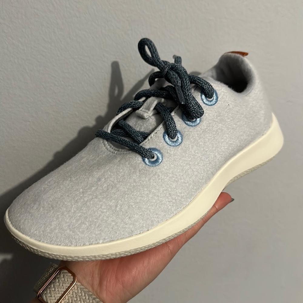 *Brand New* Wool Runners - Frost Blue (White)